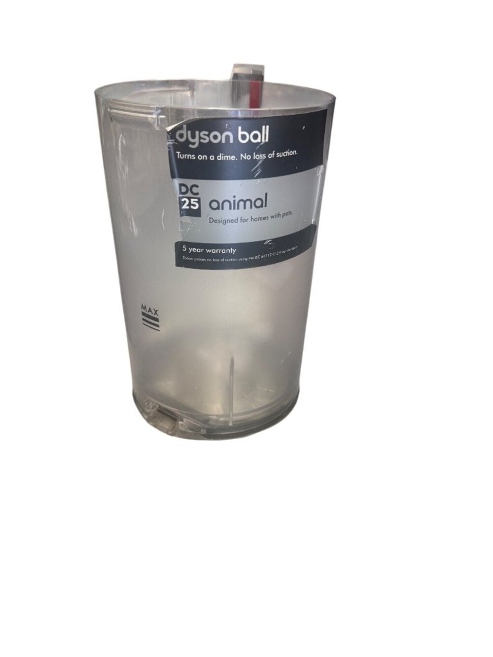 DYSON DC25 Animal Ball Vacuum DUST CUP DIRT BIN CANISTER ONLY Part Genuine(Preow